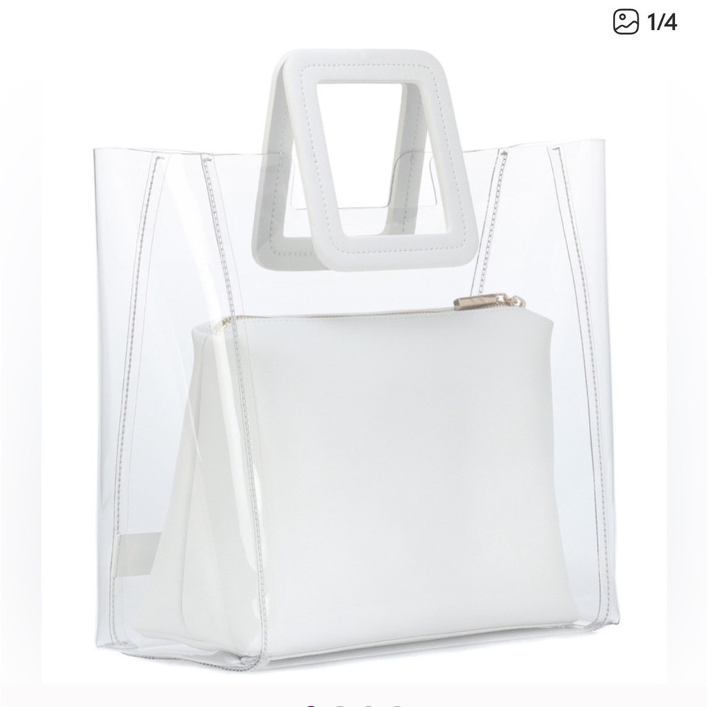 Staud Shirley Transparent Tote Bag